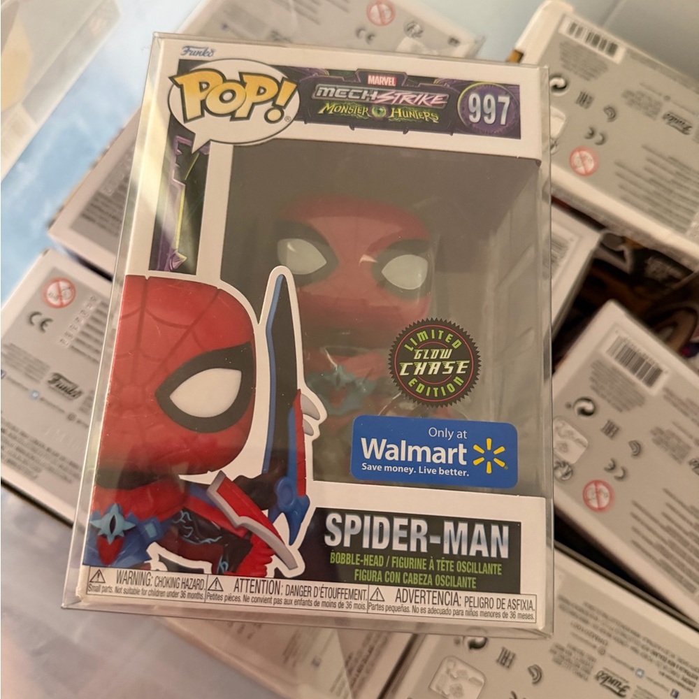 Marvel Spider-Man Pop! Figure - Red, Blue, Black